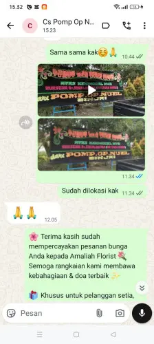 Testimonial Papan Bunga senen